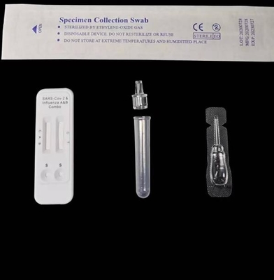 OEM de Uitrustingengriep A/B+Covid 19 Combo van de Infectieziekte Snelle Test
