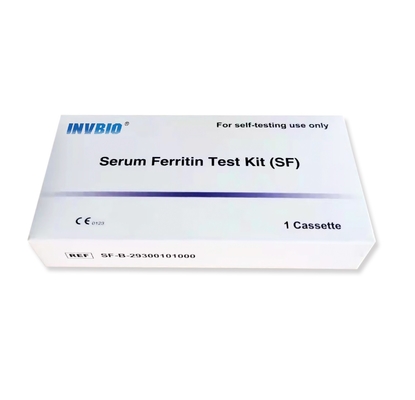 Snelle de Testcassette van Ce Zelf Testend Één Stapferritin Bloed 5ng/Ml - 50ng/Ml