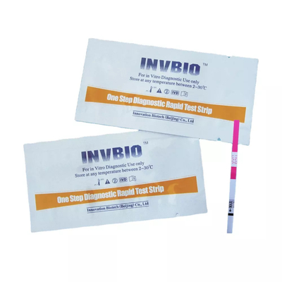 Urine/Serum van de de Zwangerschapstest van Hcg Vroege de Strook thuis Oem Verpakking