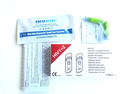 Medische Reagens25pcs/box Hiv Snelle Huistest Kit In Whole Blood
