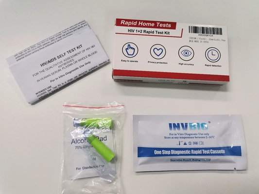 HIV 1+2 Bloedhiv Snelle HIV van Testuitrustingen AIDS die Goedgekeurd Ce testen