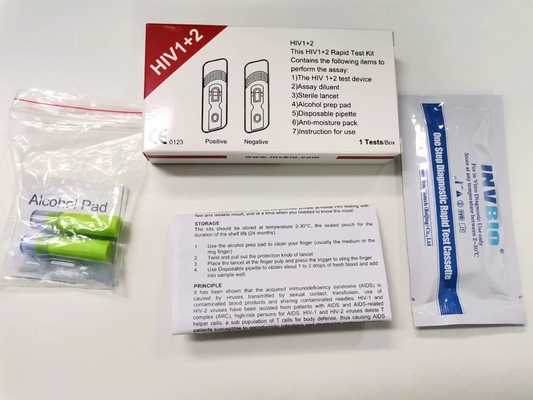 Oem Hiv Rapid Test Kits Volbloed Diagnostiek Huisgebruik Zelftest