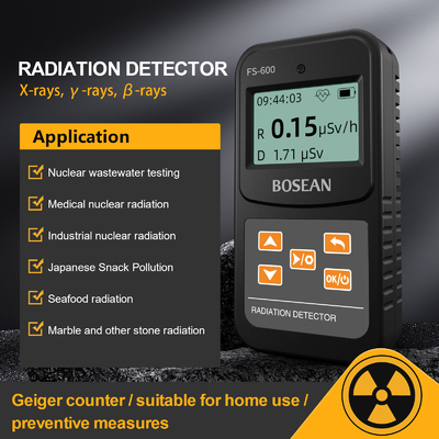 Handheld draagbare digitale nucleaire detector Straling Röntgenstraal Y-straal Geigerstraling