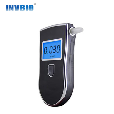 Het blauwe Meetapparaat van de de Politiealcohol van Backlight LCD Nauwkeurige Draagbare Breathalyzer