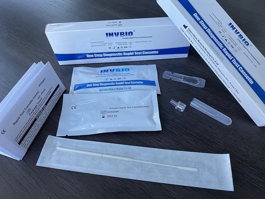 SARS-CoV-2 de snelle van het de Zwabber thuis Antigeen van Rtk Neus van de Testkit card Gemeenschappelijke Lijst van de EU