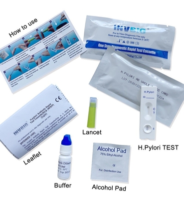 Nauwkeurige Snelle het Antilichaam van de Testhelicobacter Pylori van de Stap25pcs/box H Pylori Kruk