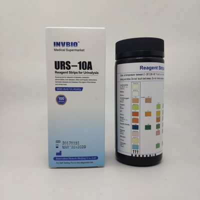 Stroken van de de Urinetest van de laboratoriumreagens 10 Parameters99% Nauwkeurigheid
