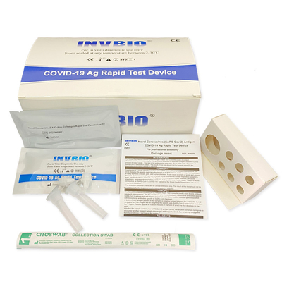 Één Stap Covid 19 Ag de Snelle Cassette van het Huiskit saliva antigen rapid test van de Antigeentest