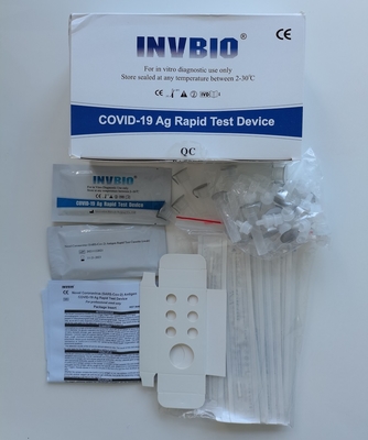 Het Antigeentest Kit Rapid Response For Travel van beroepsbeoefenaarscovid