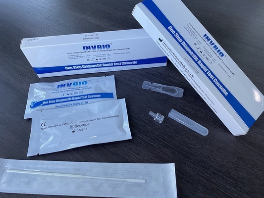 Één Stap Covid 19 Ag de Snelle Cassette van het Huiskit saliva antigen rapid test van de Antigeentest