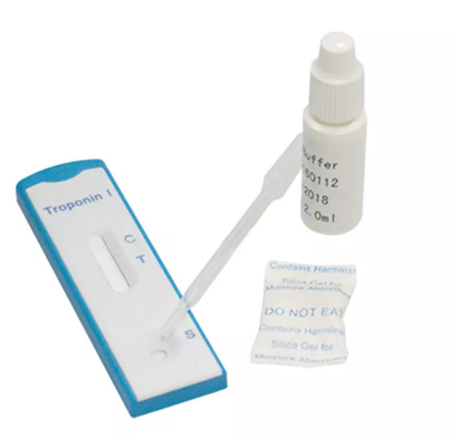 Ce-troponine i het snelle gehele bloed van de testuitrusting/serum/plasmastrook