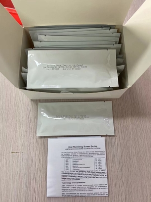 6 Comité de Mondelinge Mondelinge Vloeibare Test Kit At Home van de Speekseldrug