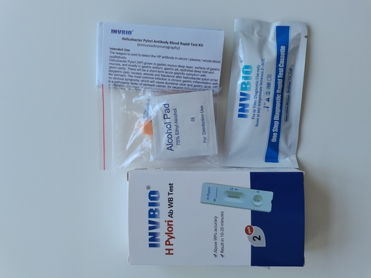 100% gevoelige het Gehele Bloedkaart van de het Ziekenhuish Pylori Ab Snelle Test voor Mens