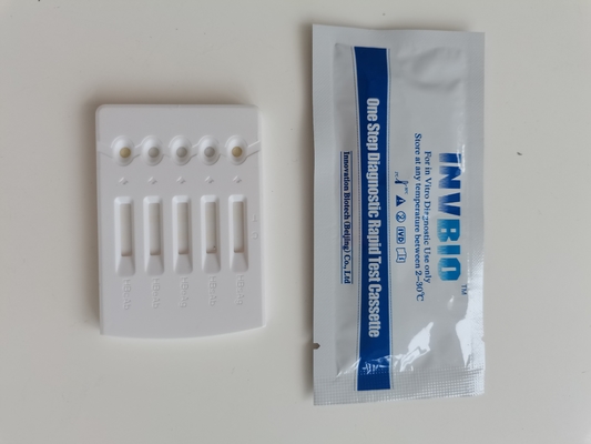 Diagnostischee reagentia 5 van één Snelle Testuitrustingen van Staphbv Comité de Cassette van Teststip