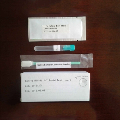 Antilichaam Hiv-detectie Infectieziekte Snelle testkits Volbloedplasma Speekselmonster 25 tests