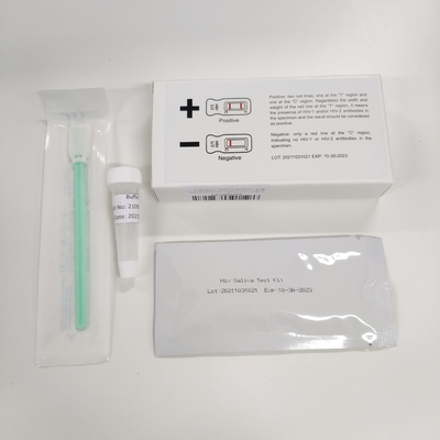Antilichaam Hiv-detectie Infectieziekte Snelle testkits Volbloedplasma Speekselmonster 25 tests