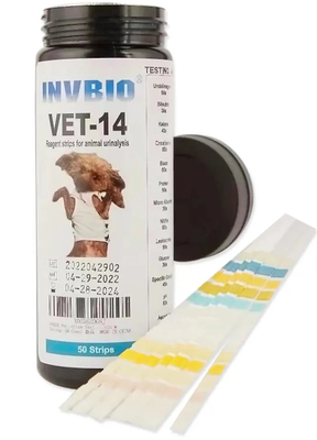 Van het de DIERENARTShuisdier van de merkinvbio Snelle Levering Stroken van de de Urinetest 14 Parameterssupermarkt