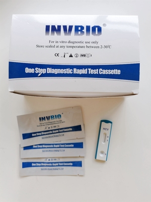 Ce Duidelijk van de de Uitrustingenhcv Hepatitis C van de Infectieziekte Snel Test het Antilichamen Colloïdaal Goud