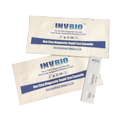 Urine/Serum van de de Zwangerschapstest van Hcg Vroege de Strook thuis Oem Verpakking