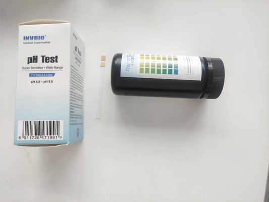 Ph van de speekselurine Indicatorstroken 4,5 – 9,0 100 voor Lichaam Ph