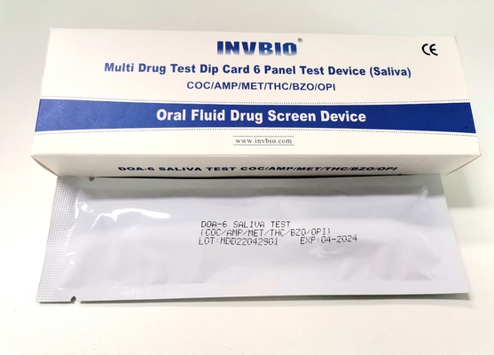 50ng/ml 6 Comité Druggebruik Test Kit Oral Confirm Premium Saliva