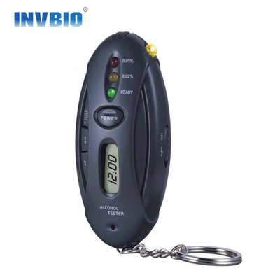 3 de niveaus leidden Lichten tonen Breathalyzer-Alcoholmeetapparaat met Tijdopnemer Snelle Reactie voor Aandrijvingsveiligheid