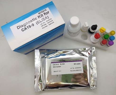 Medische snelle diagnostische 96-delige Elisa-testkit Hbsag Hepatitis B-oppervlakte-antigeen