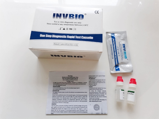 Ce Goedgekeurde Antilichamenhiv 1 2 Snelle Test Kit All Medical Device