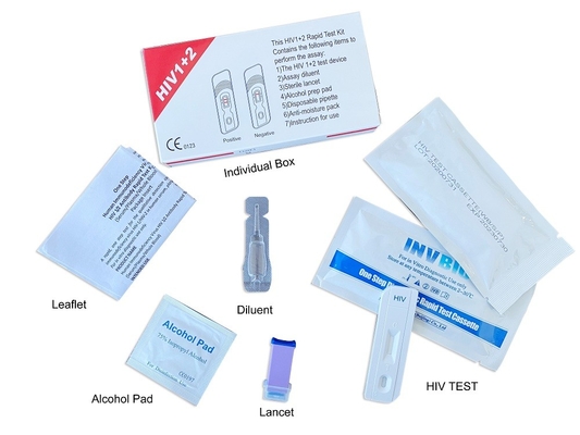 De snelle Vingerprik bepaalt Norm Snel Hiv Bloedonderzoek Kit Ce Iso Certificate