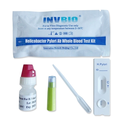 De Kruktest Kit Cassette van de antilichamen Snelle Opsporing H Pylori