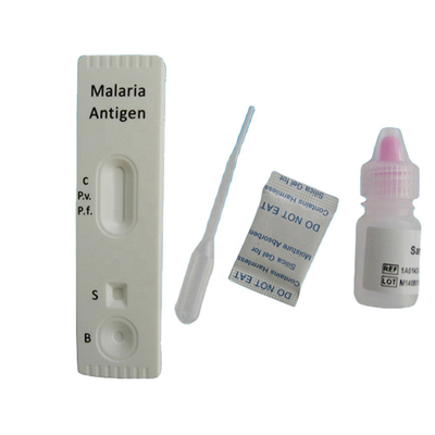 Tropische Ziekte Snelle Diagnostische test Kit Malaria Rdt Antibodies Pv/Pf Bloed