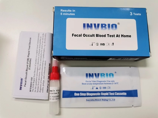 Snelle Kenmerkende Stap Faecaal Geheim Bloedonderzoek Kit Home Use