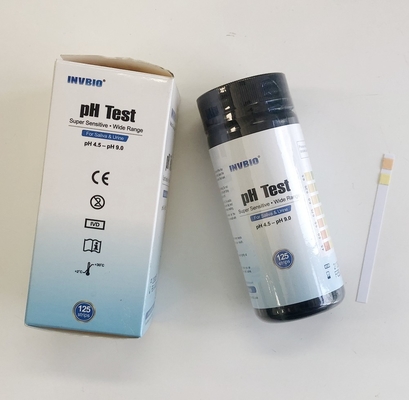4.5 tot en met 9.0 Zuur en alkaliteit Speeksel Ph-teststrips Huishoudelijk gebruik
