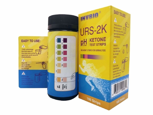 Urineonderzoekketo Ph Test in Één Fda van de Urinestrook Goedgekeurd Ce Fsc
