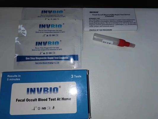 Snelle Kenmerkende 1pcs Één Stap Faecaal Geheim Bloedonderzoek Kit Home Use Quick Detection