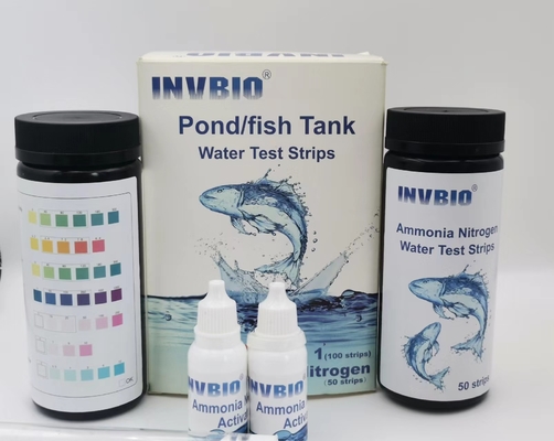 Hoge nauwkeurigheid Invbio Aquarium Water Test Strips Ammoniak Nitraten Vissen Tank Lood Test