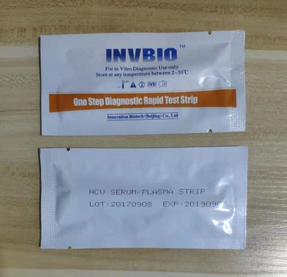 Hep C Antilichaam Hcv Teststrip Hepatitis C Screening Diagnose 100 Testen / Doos