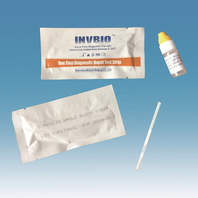 Één Snelle de Testkaart Kit At Home van de Stap Nauwkeurige Syfilis Ab