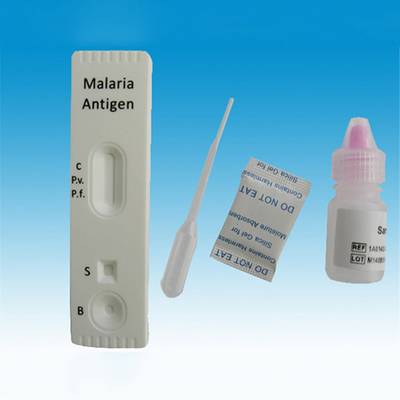 Één van de de Kaarttest van de Stap Medisch Kenmerkend Malaria Snel het Huisgebruik