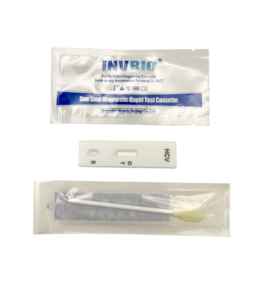 Één van de Goedkeuringshcv van Stapce Test Kit Self Use Fast Result met Speeksel