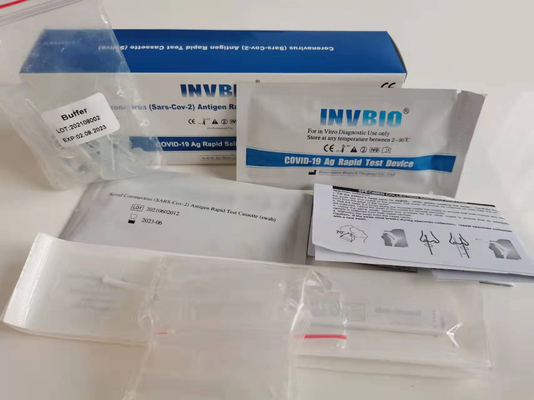 Ce Goedgekeurd 15 minuten gratis thuis Covid-testkits met hoge nauwkeurigheid