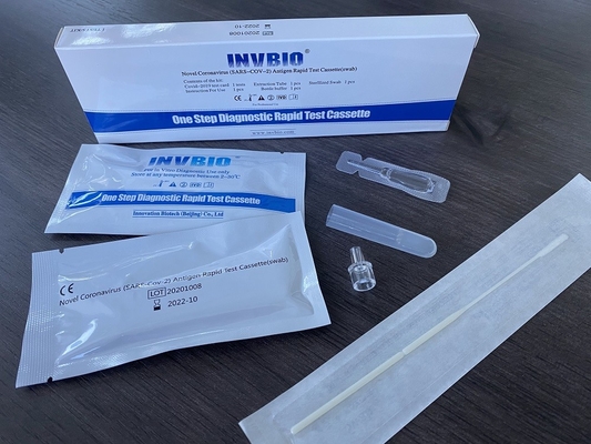 Gezondheidszorgverleners Covid-antigeen testkit Rapid Response voor thuisgebruik