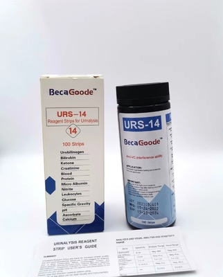 Identificeer thuis Zelf Kenmerkende 14 de Teststroken van de Parameterurine
