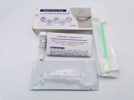 99% Oraquick Speeksel Hiv orale swab test nauwkeurigheid Invbio In vitro diagnostisch gebruik