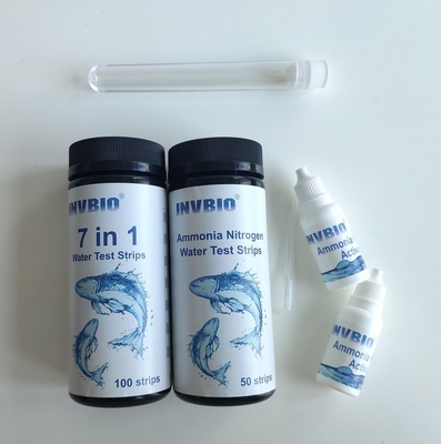Hoge nauwkeurigheid Invbio Aquarium Water Test Strips Ammoniak Nitraten Vissen Tank Lood Test