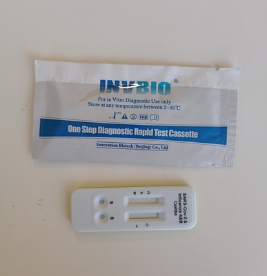 Hoge gevoeligheid Covid 19 Influenza A&amp;B Zelftest voor dubbele diagnose 1 stuks/doos