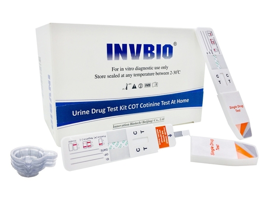 Hoge nauwkeurigheid Cot Cotinine Speeksel Rapid Test Dip Card Een stap