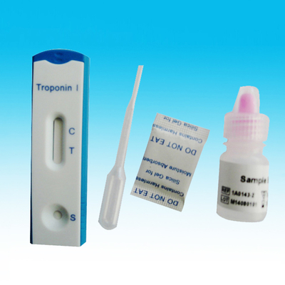 3.00mm Cassettetroponine I Analyse Kit Rapid Test 24 Maanden Houdbaarheid