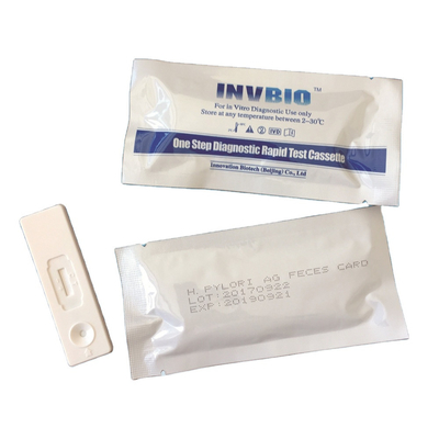 Één van de de Faecaliën Snelle Test van Stap nauwkeurige H. Pylori Ag van het de kaart rtk huis de testuitrusting