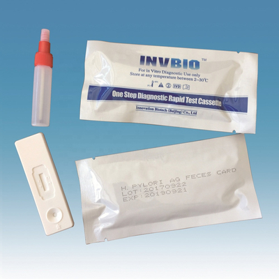 De plastic Card van de Self H. Pylori Antigen Uitrusting 25pcs Kruktest/Doos